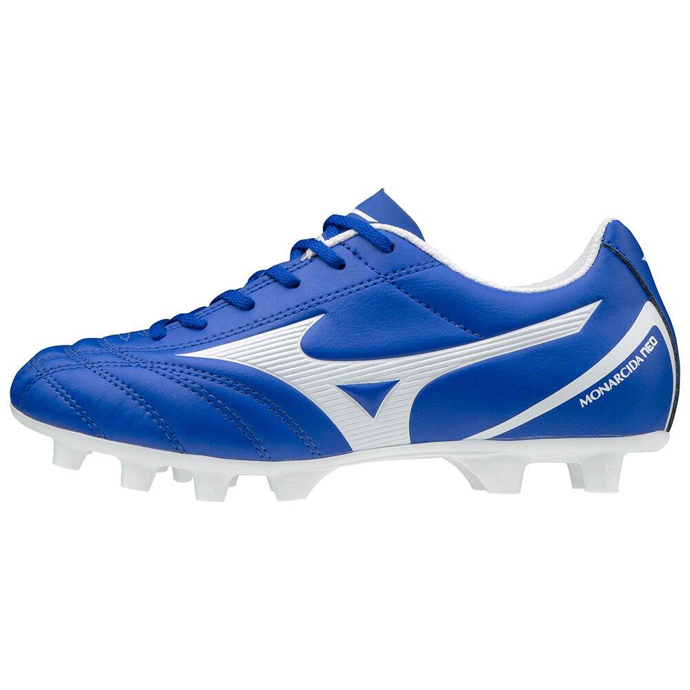 Mizuno Men's Football Boots Blue/White Monarcida Neo Select Jr Shoes - P1GB202501